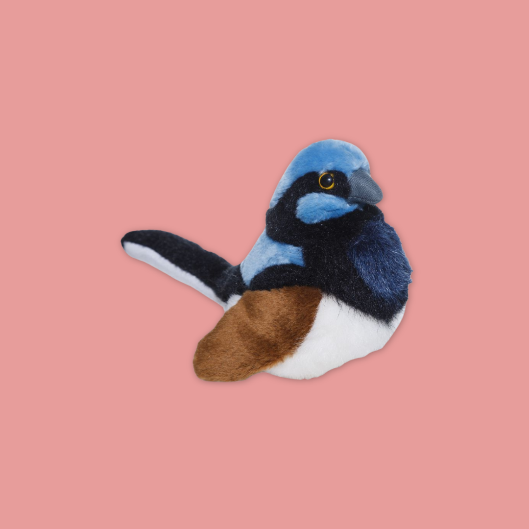 Superb Fairy Wren Plush 6"