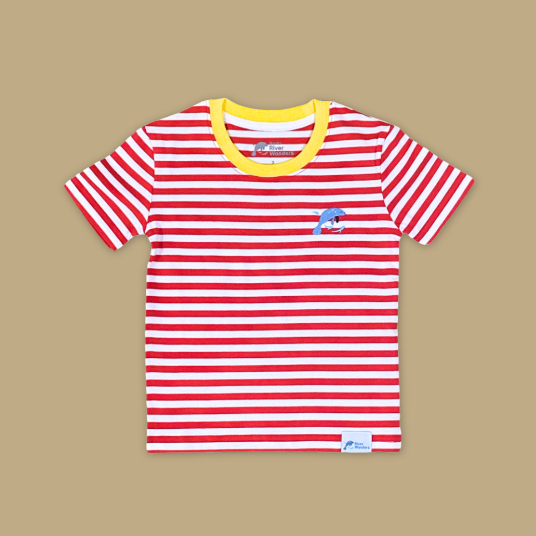 River Wonders Adult Stripe Combo Unisex Cotton T-Shirt – MANDAI WILDLIFE RESERVE