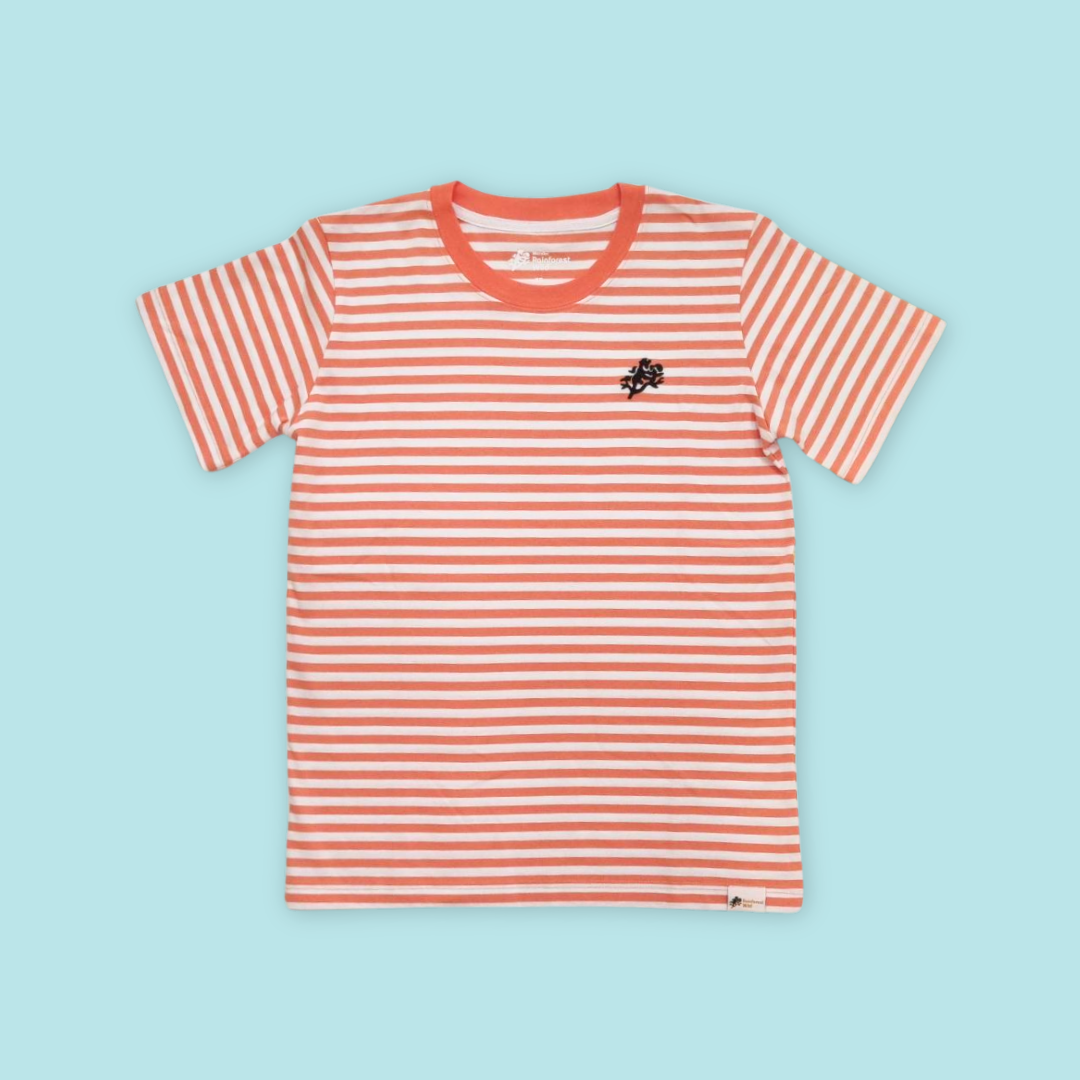 Rainforest Orange Stripe Adult T-Shirt