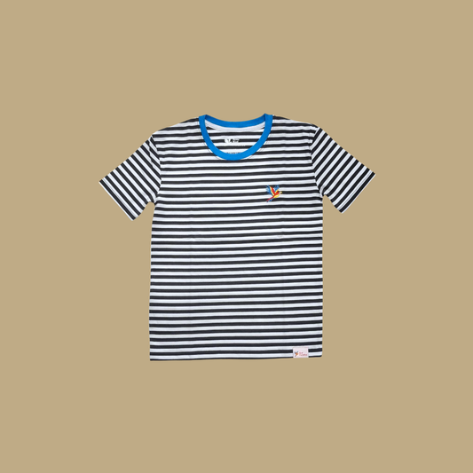 Bird Paradise Black Stripe Kid T-Shirt