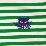 Nigth Safari Green Stripe Kids T-Shirt