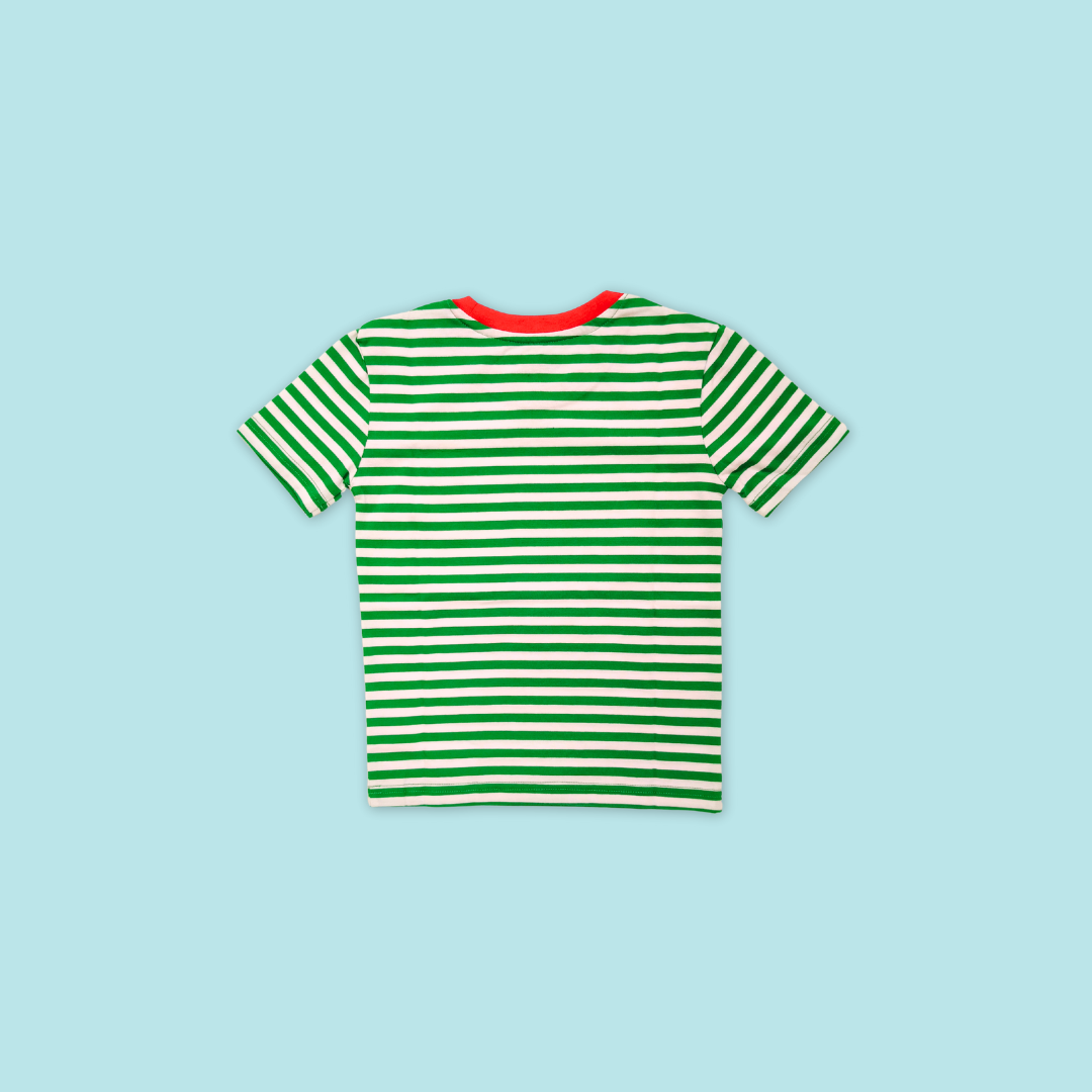 Night Safari Kids’ Unisex Cotton Stripe Tee –  MANDAI WILDLIFE RESERVE