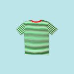 Nigth Safari Green Stripe Kids T-Shirt