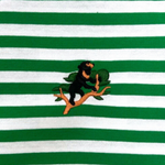 Rainforest Green Stripe Kids T-Shirt
