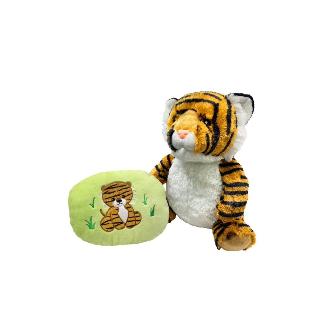 Malayan Tiger Reversible Plush Pillow