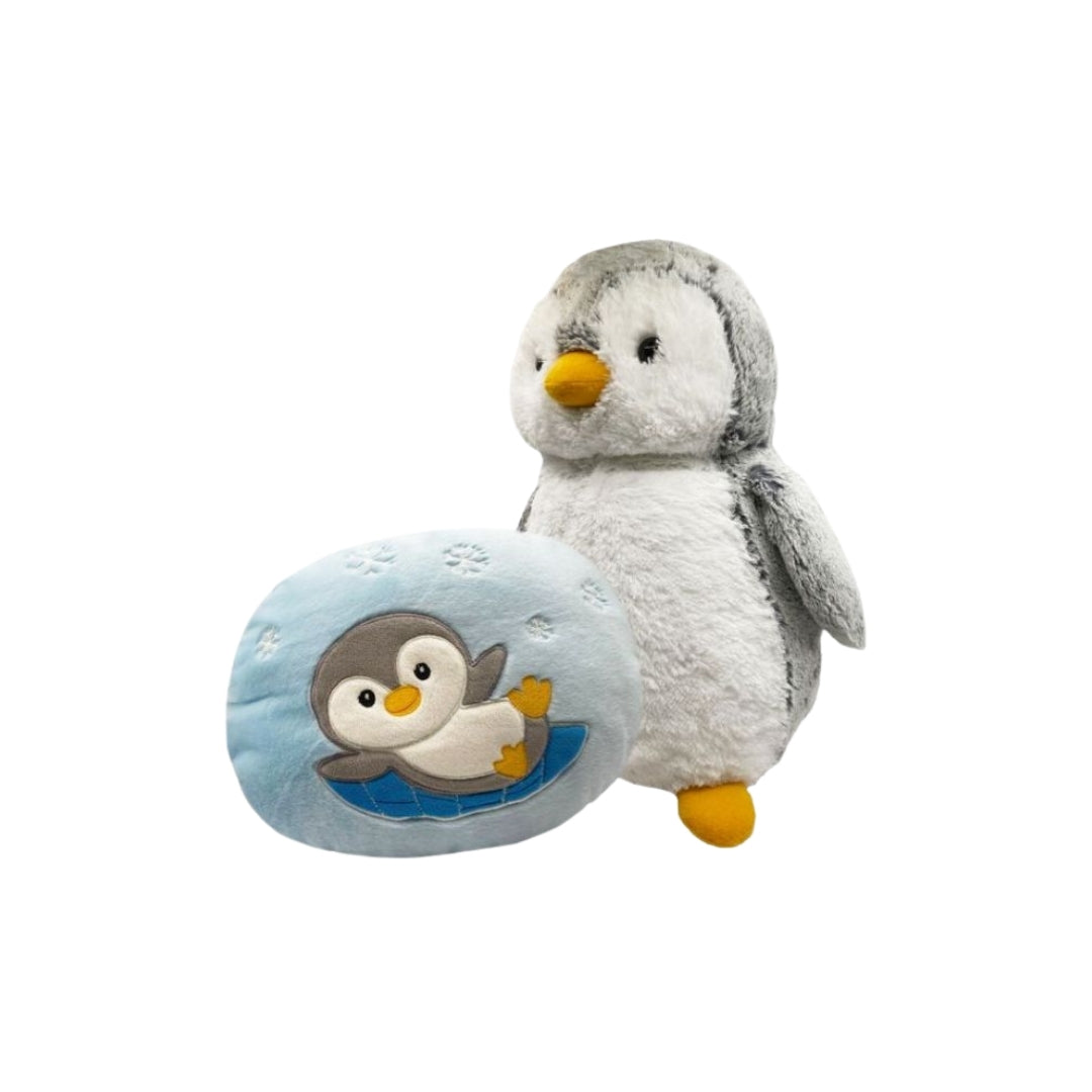 Penguin Reversible Plush Pillow