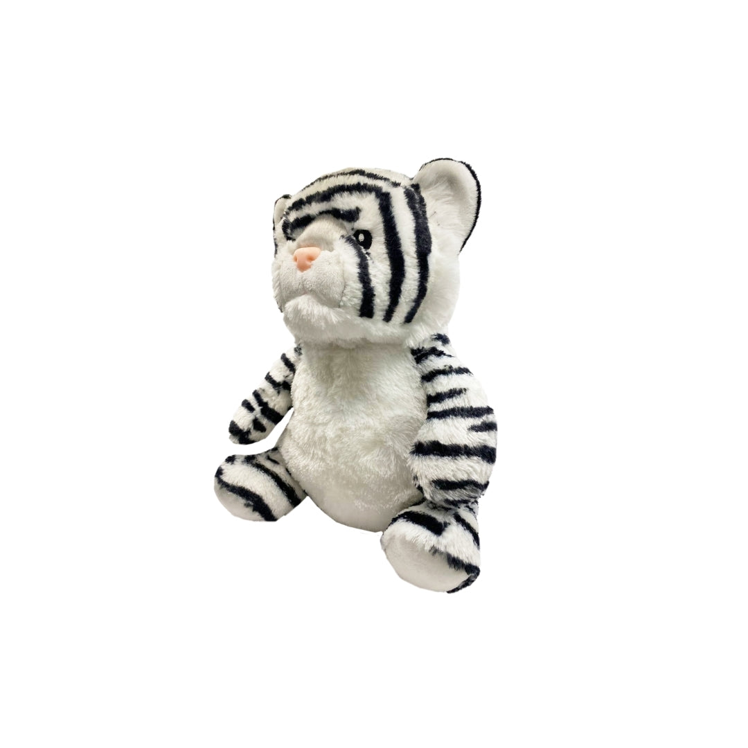 White Tiger Reversible Plush Pillow
