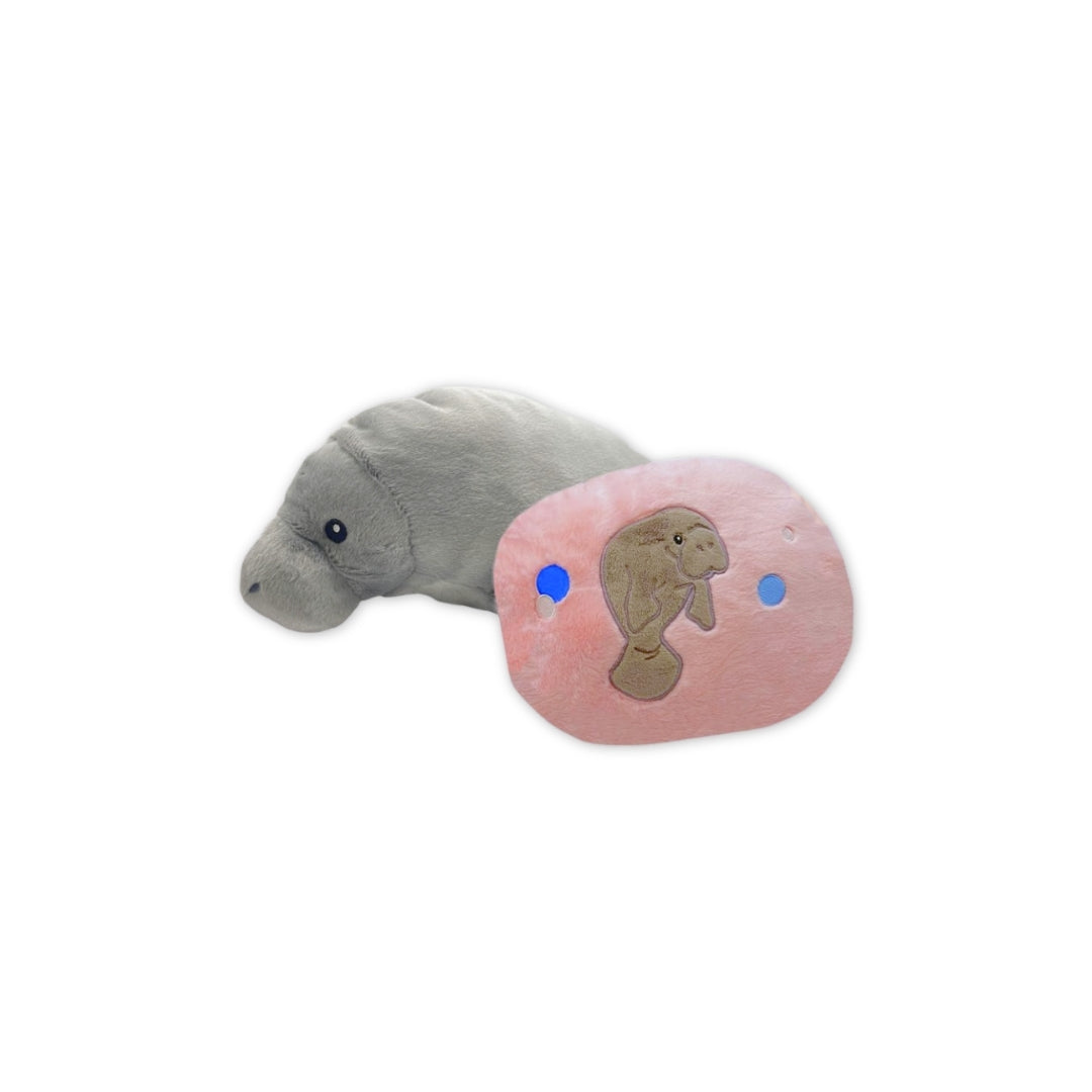 Manatee Reversible Plush Pillow