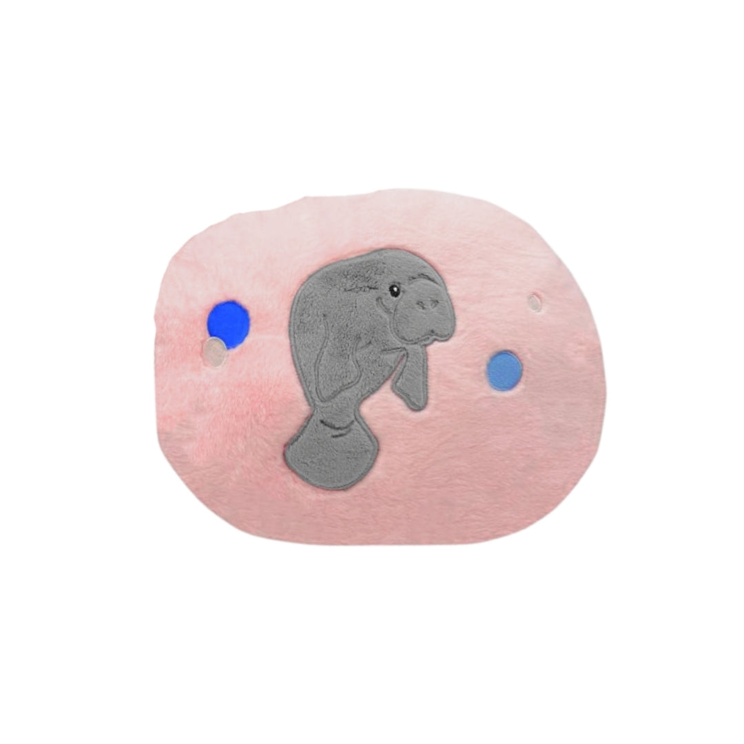 Manatee Reversible Plush Pillow