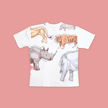 Reckless Ericka Adult Animal Drawing Unisex Oversized - MANDAI WILDLIFE RESERVE
