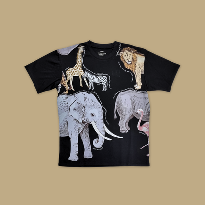 Reckless Ericka Adult Animal Drawing Unisex Oversized - MANDAI WILDLIFE RESERVE