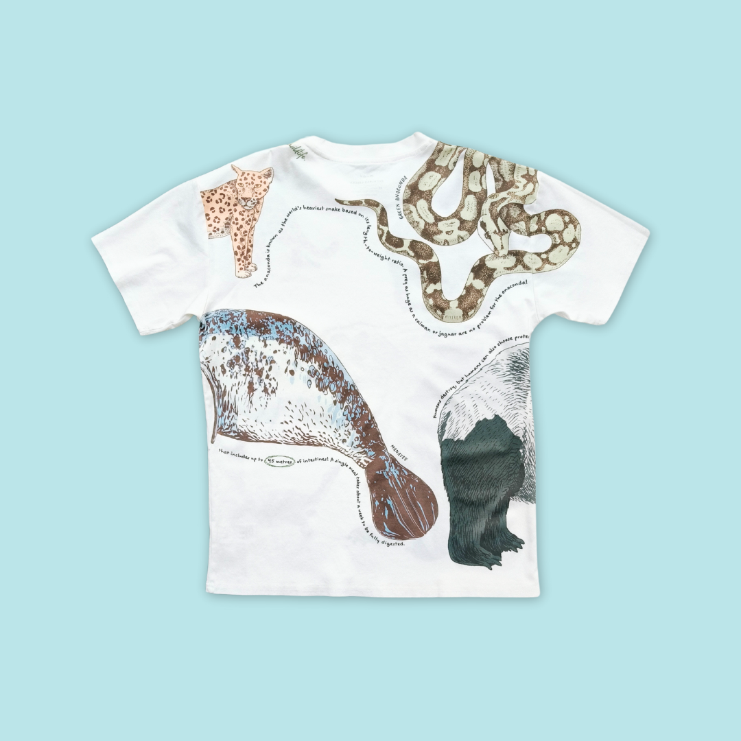 Reckless Ericka Adult Animal Drawing Unisex Oversized - MANDAI WILDLIFE RESERVE