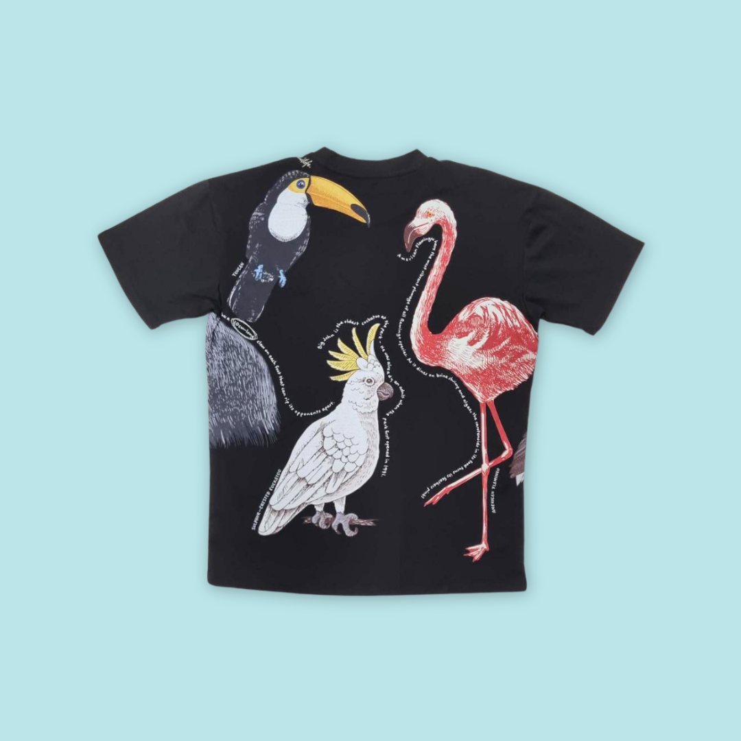 Reckless Ericka Adult Animal Drawing Unisex Oversized - MANDAI WILDLIFE RESERVE