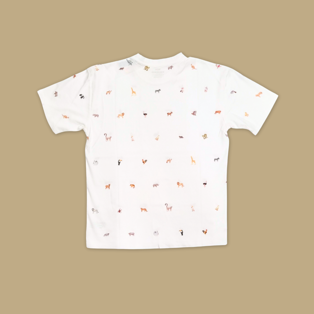 Reckless Ericka Adult Animal Drawing Unisex Oversized - MANDAI WILDLIFE RESERVE