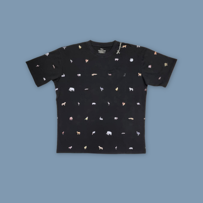 Reckless Ericka Adult Animal Drawing Unisex Oversized - MANDAI WILDLIFE RESERVE