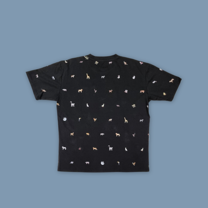 Reckless Ericka Adult Animal Drawing Unisex Oversized - MANDAI WILDLIFE RESERVE