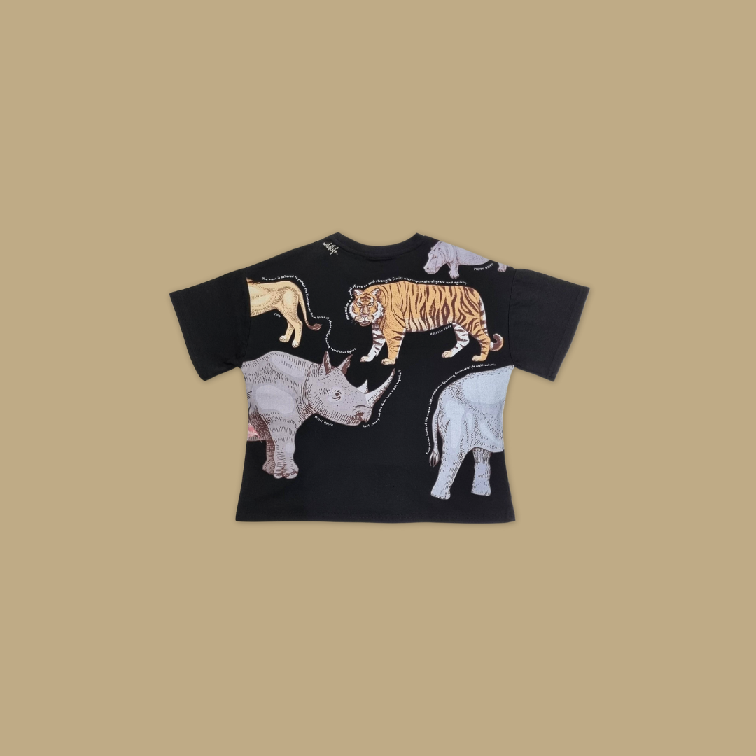 Reckless Ericka Child Animal Drawing Unisex Oversized - MANDAI WILDLIFE RESERVE