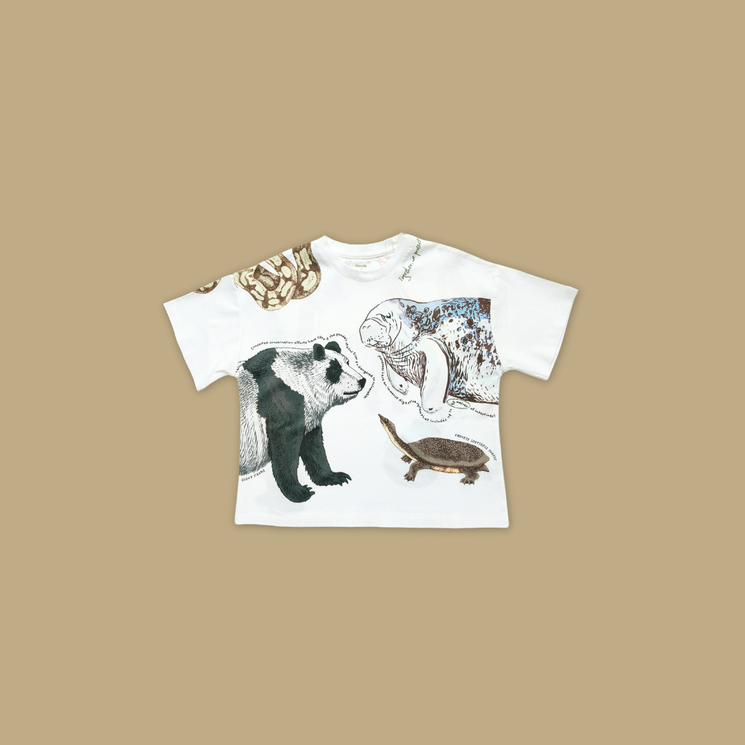 Reckless Ericka Child Animal Drawing Unisex Oversized - MANDAI WILDLIFE RESERVE