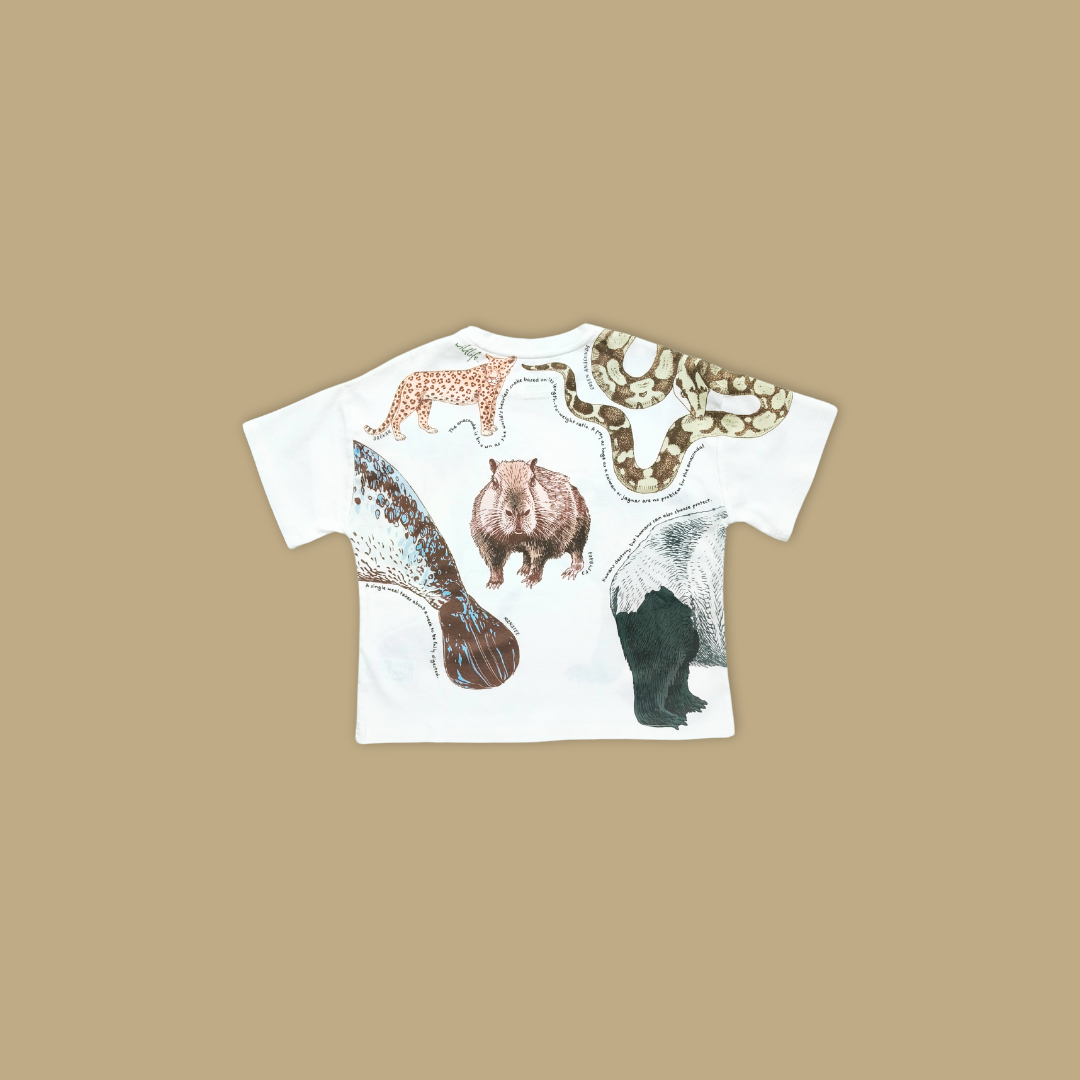 Reckless Ericka Child Animal Drawing Unisex Oversized - MANDAI WILDLIFE RESERVE