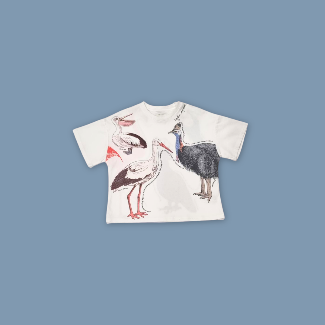 Reckless Ericka Child Animal Drawing Unisex Oversized - MANDAI WILDLIFE RESERVE