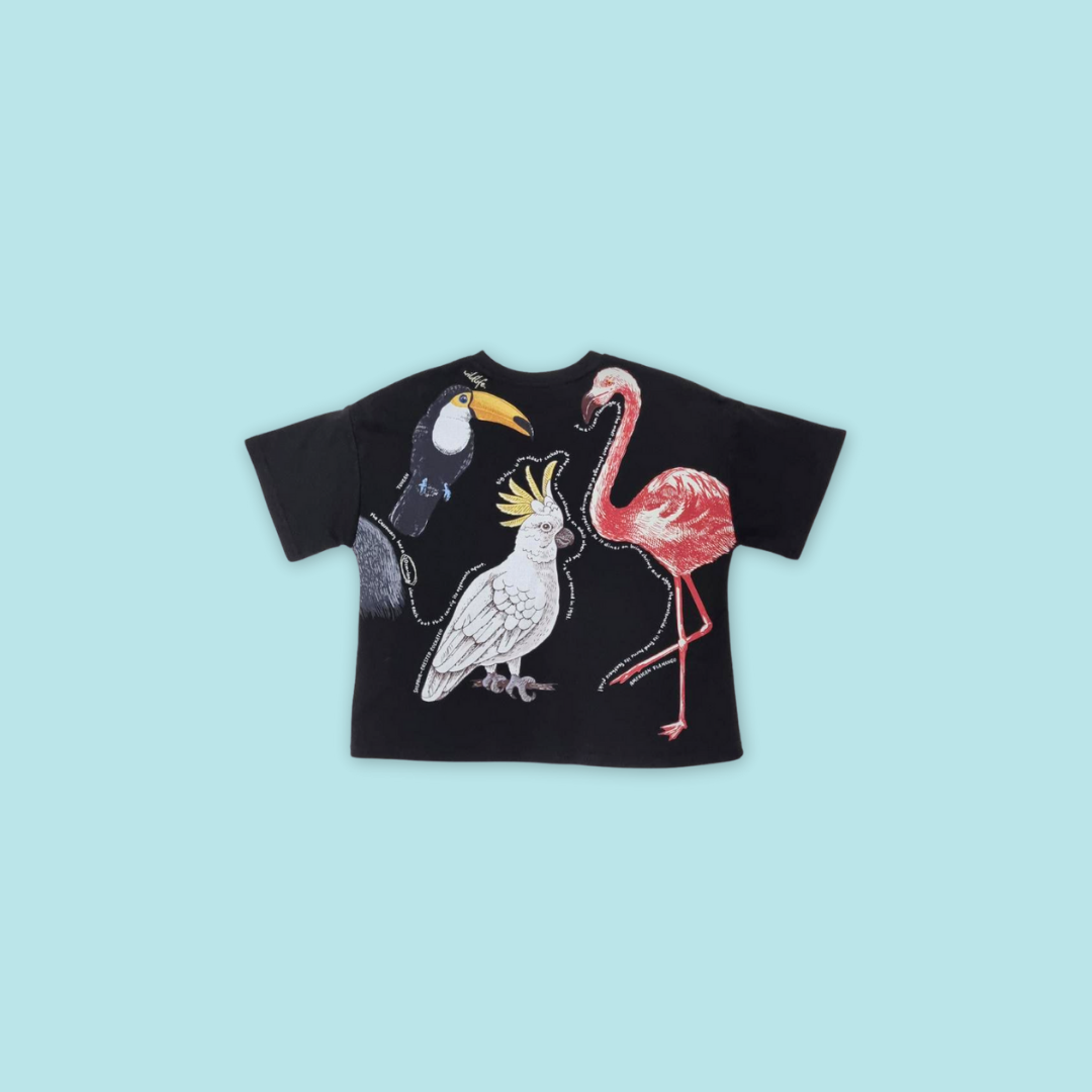 Reckless Ericka Child Animal Drawing Unisex Oversized - MANDAI WILDLIFE RESERVE