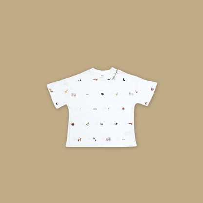 Reckless Ericka Child Animal Drawing Unisex Oversized - MANDAI WILDLIFE RESERVE