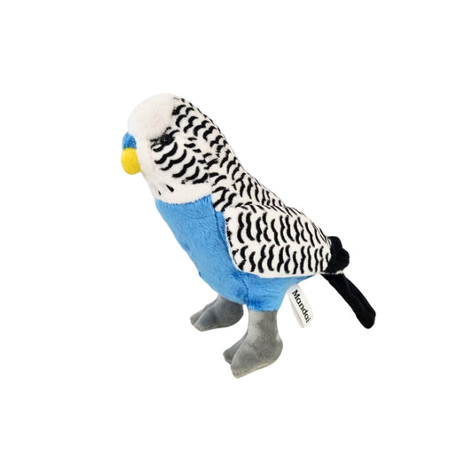 Blue Budgie Beanie Plush