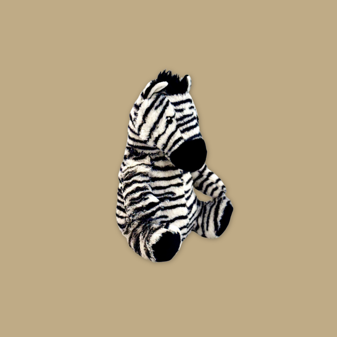 Zebra Reversible Plush Pillow
