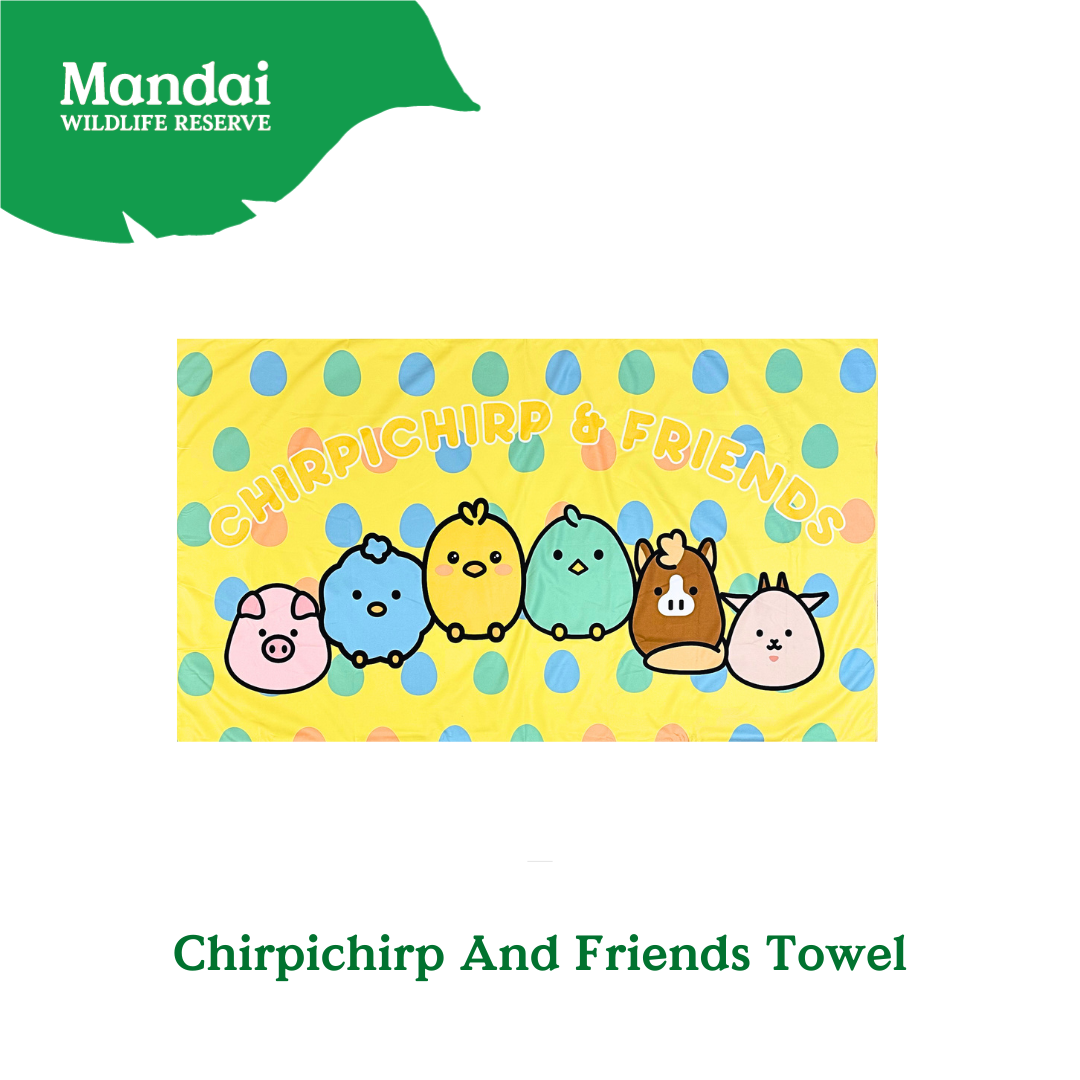 Chirpichi Collection Versatile Hats and Towel for Outdoor Adventures MANDAI WILDLIFE RESERVE