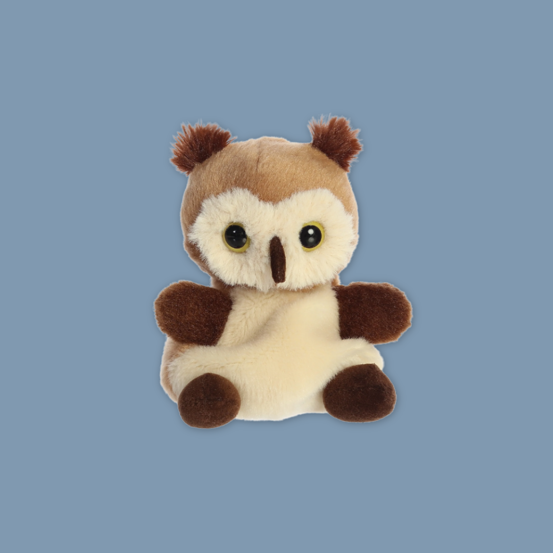 Barnie Owl Palm Pal Plush 5"