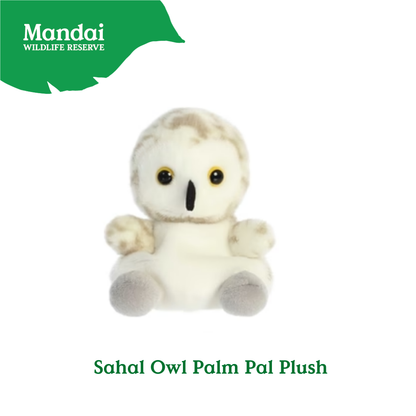 Adorable Animal Hippo Chick Sahal Owl Barnie Owl Stingray Luna Bat Flamingo Macaw Palm Pal Plush MANDAI WILDLIFE RESERVE