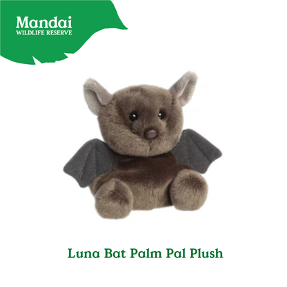 Adorable Animal Hippo Chick Sahal Owl Barnie Owl Stingray Luna Bat Flamingo Macaw Palm Pal Plush MANDAI WILDLIFE RESERVE