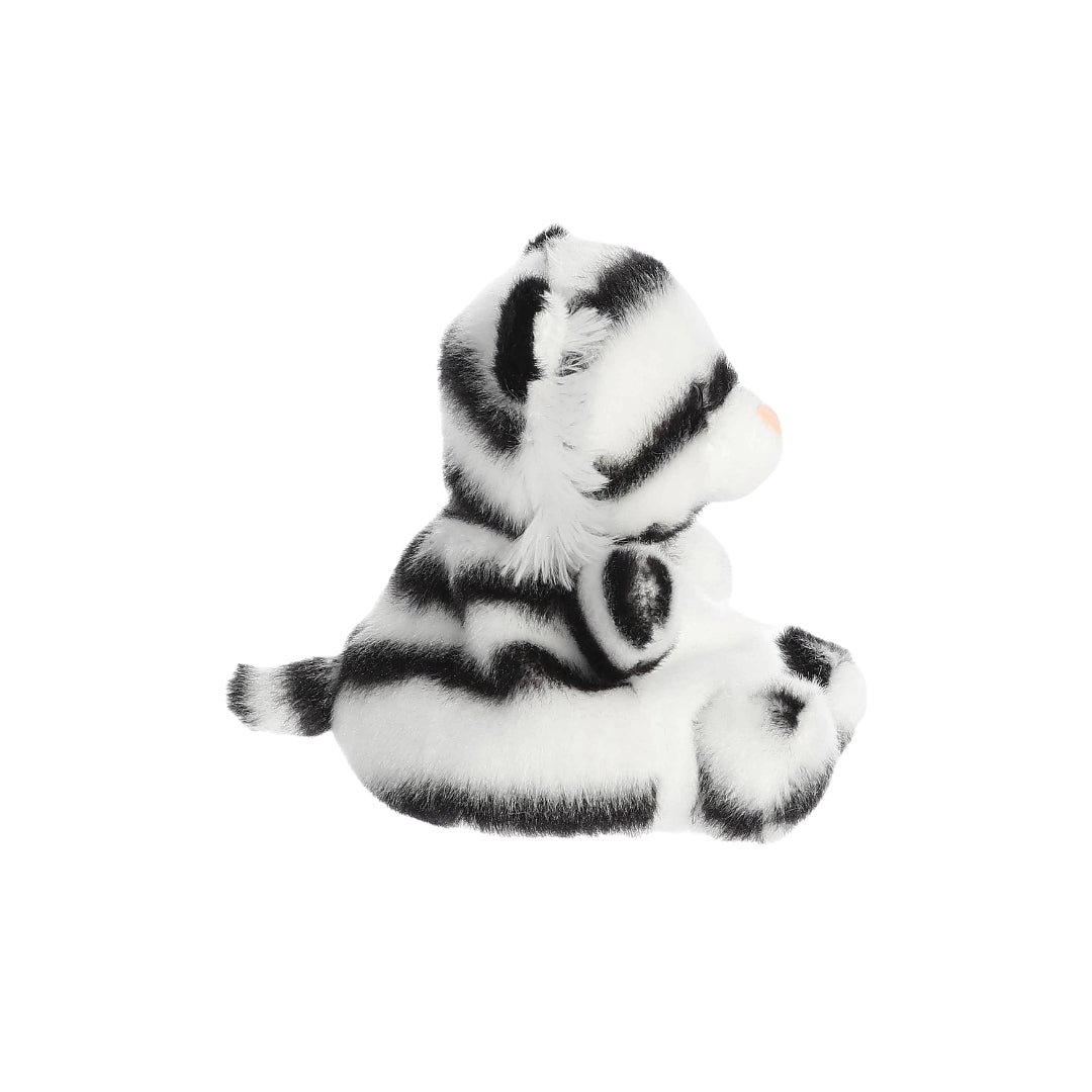 Kira White Tiger Palm Pal Plush 5"