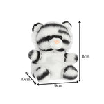 Kira White Tiger Palm Pal Plush 5"