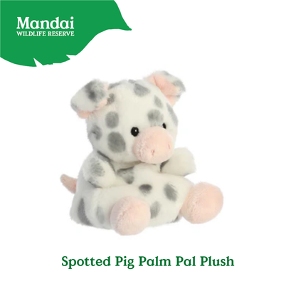 Adorable Animal Spotted Pig Hamster Guinea Pig Pony Bunnies Palm Pal Plush MANDAI WILDLIFE RESERVE