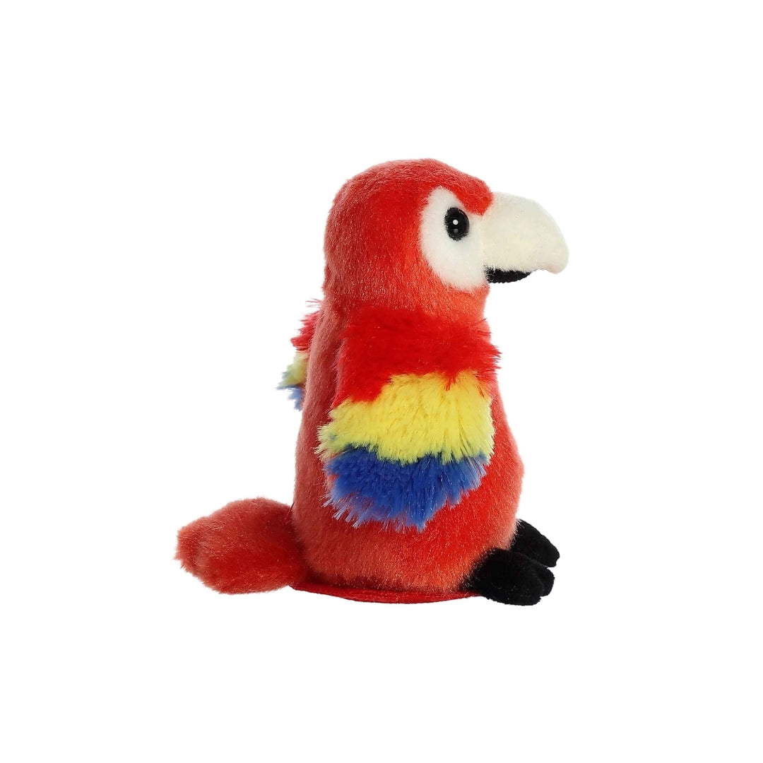Scarlet Macaw Shoulderkins Plush 4.5"