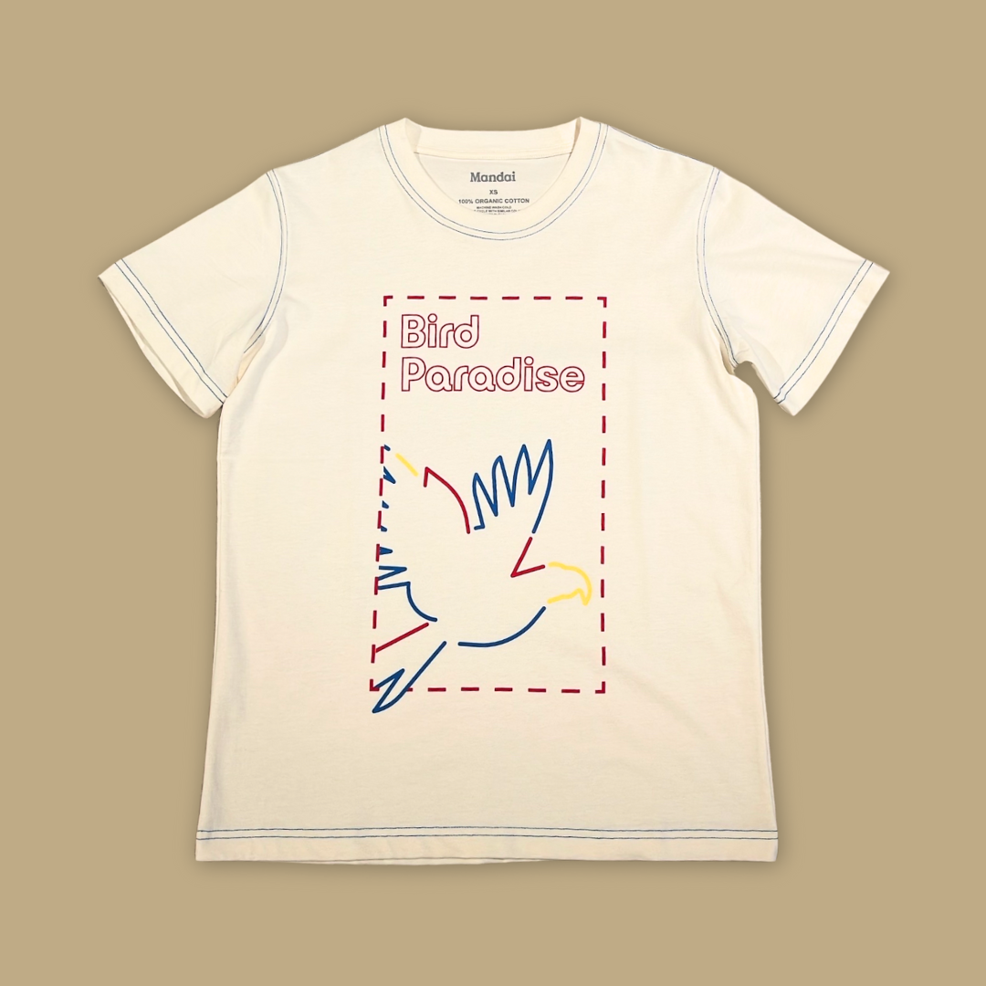 Bird Paradise Outline Adult T-Shirt