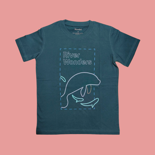 River Wonders Outline Adult T-Shirt