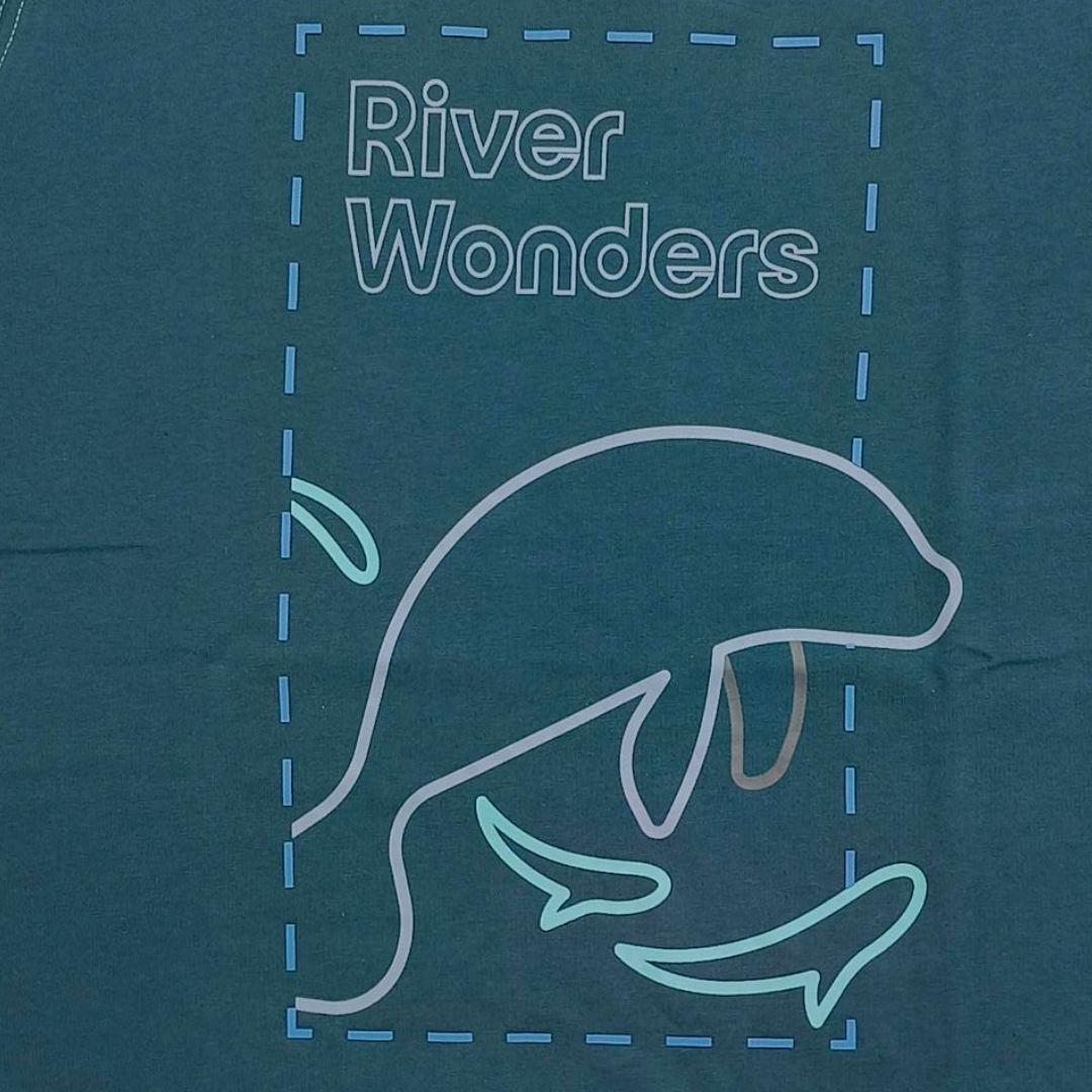 River Wonders Outline Adult T-Shirt