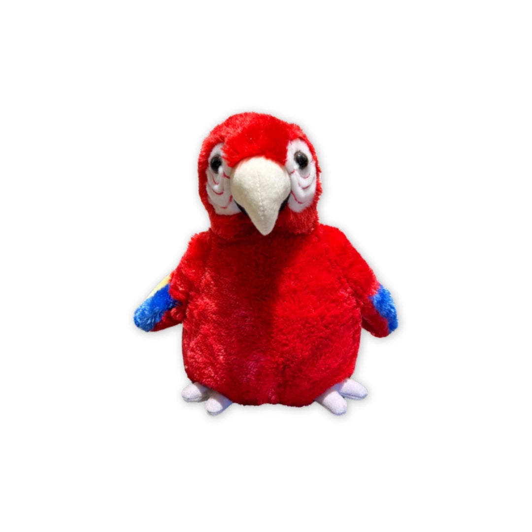 Scarlet Macaw With Egg Plush 11"