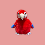 Scarlet Macaw With Egg Plush 11"