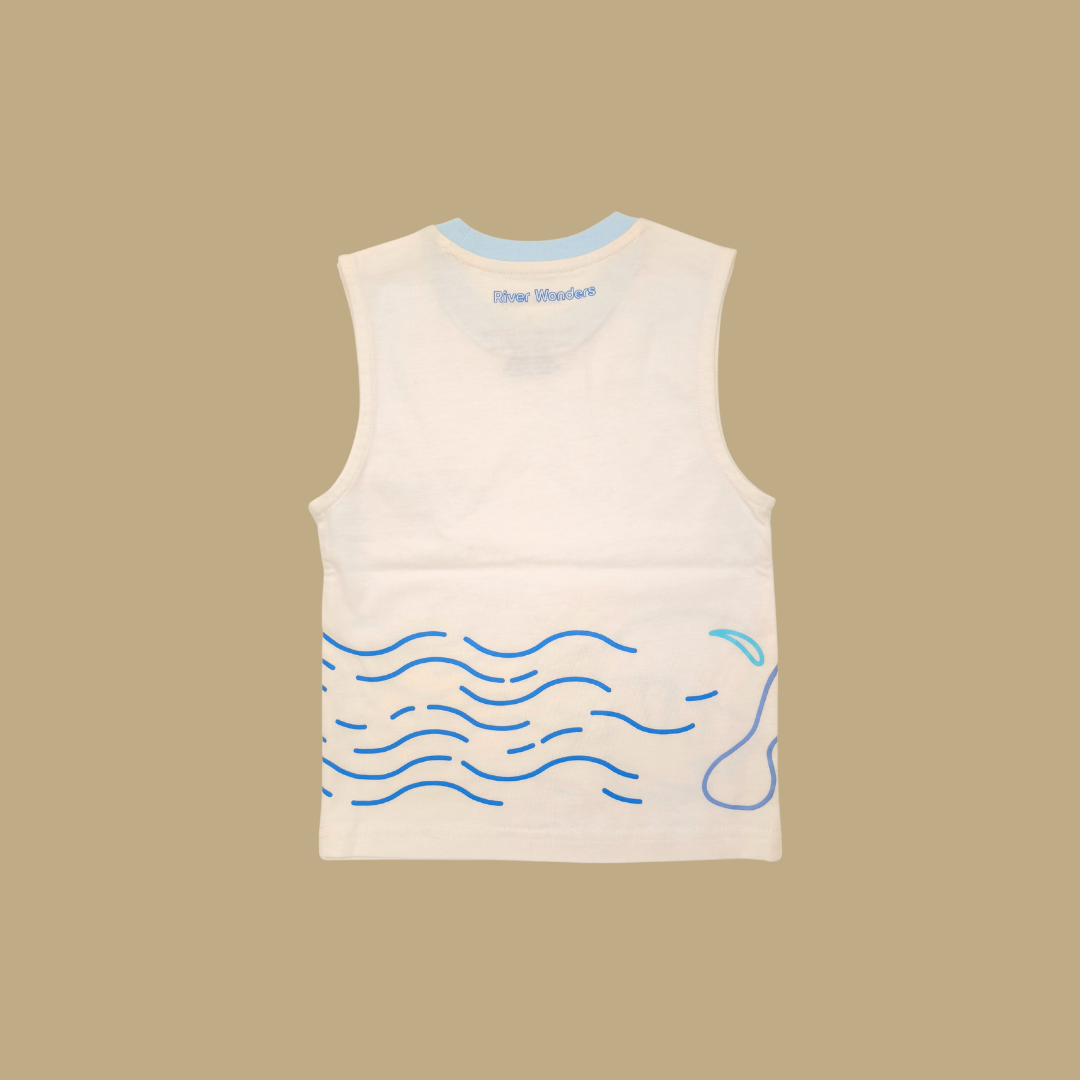 River Wonders Outline Kids Sleeveless Tank Top