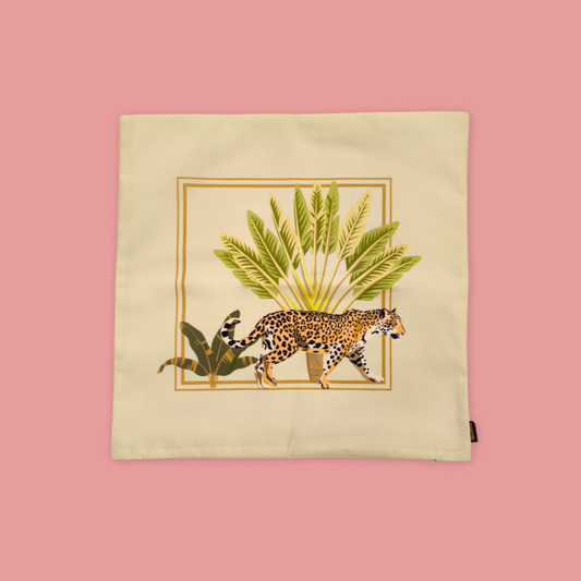 Jaguar Cushion Cover