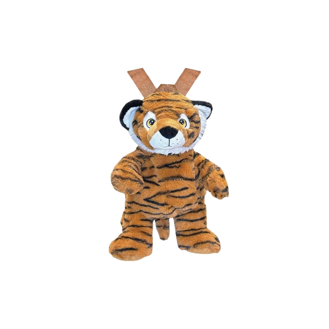 Eco Malayan Tiger Plush Backpack 14"