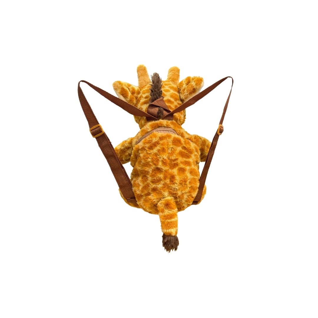 Eco Giraffe Plush Backpack 14"