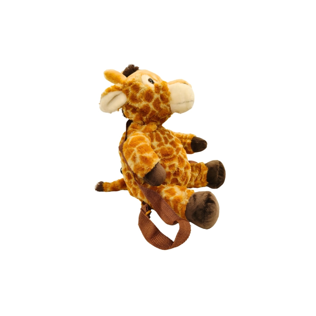 Eco Giraffe Plush Backpack 14"