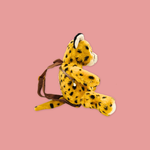 Eco Leopard Plush Backpack 14"