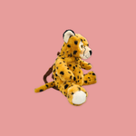 Eco Leopard Plush Backpack 14"