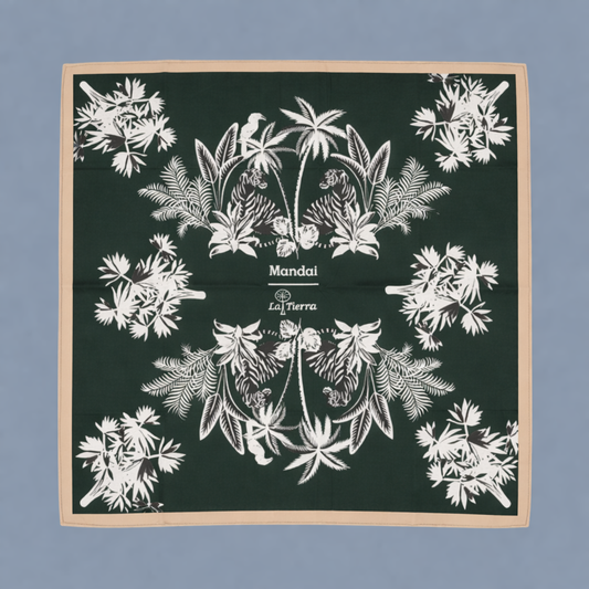 White Tiger and Hornbill Scarf