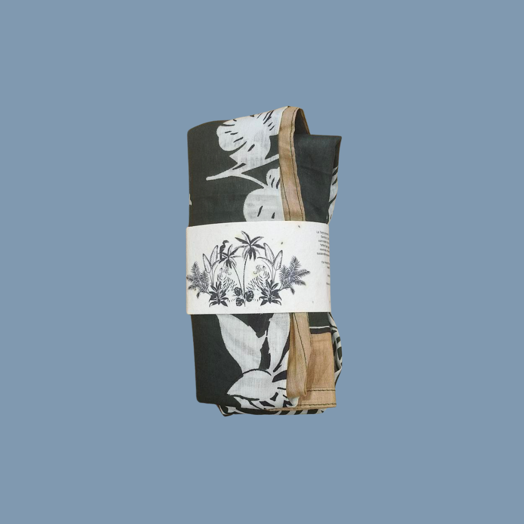 White Tiger and Hornbill Scarf